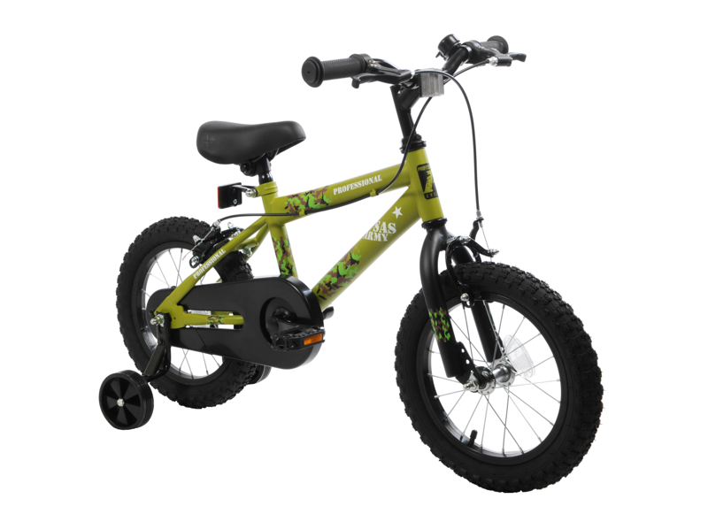 Professional SAS Army 12 Inch Wheel Kids Mountain Bike Green-2